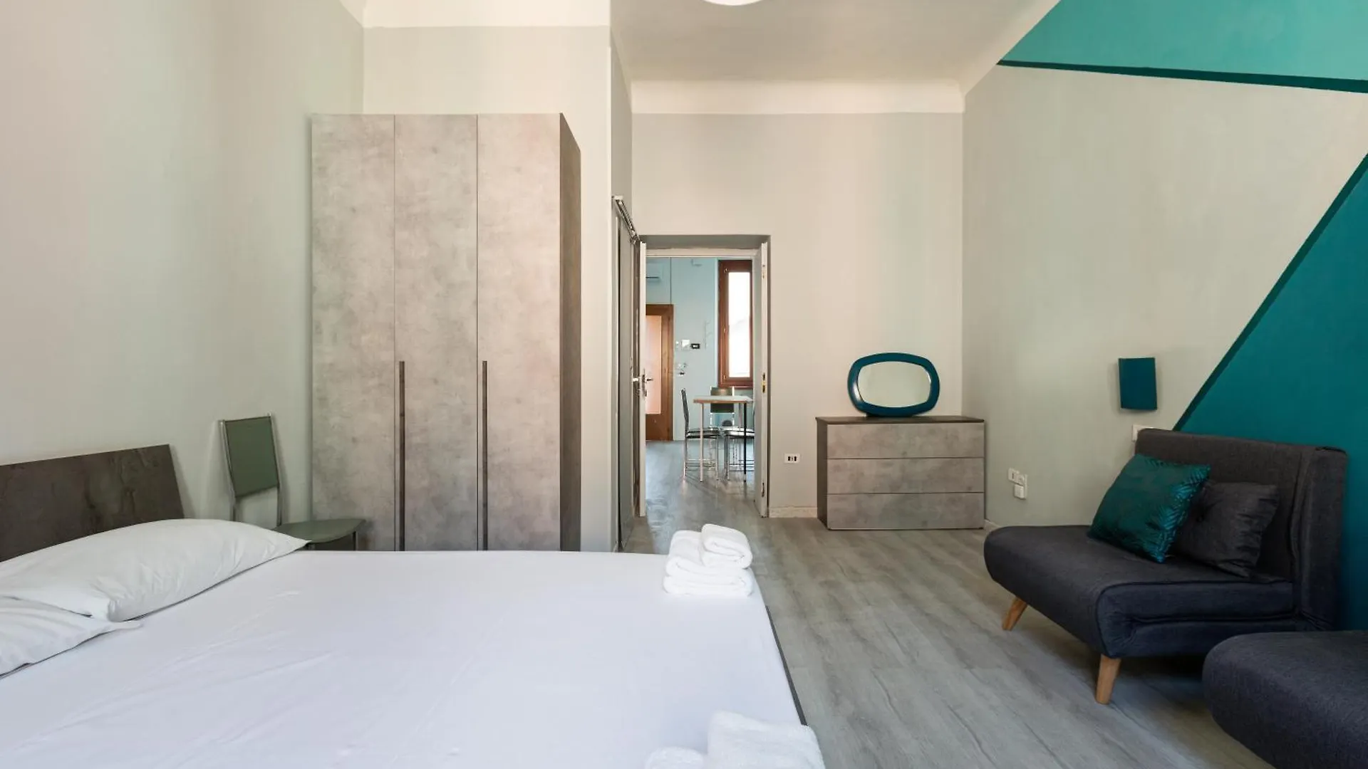 Lägenhet Turquoise Mini Flat Near Centrale Fs Milano
