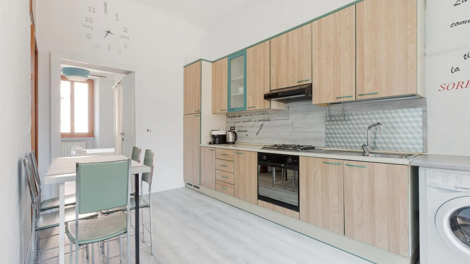 Turquoise Mini Flat Near Centrale Fs Milano Italien